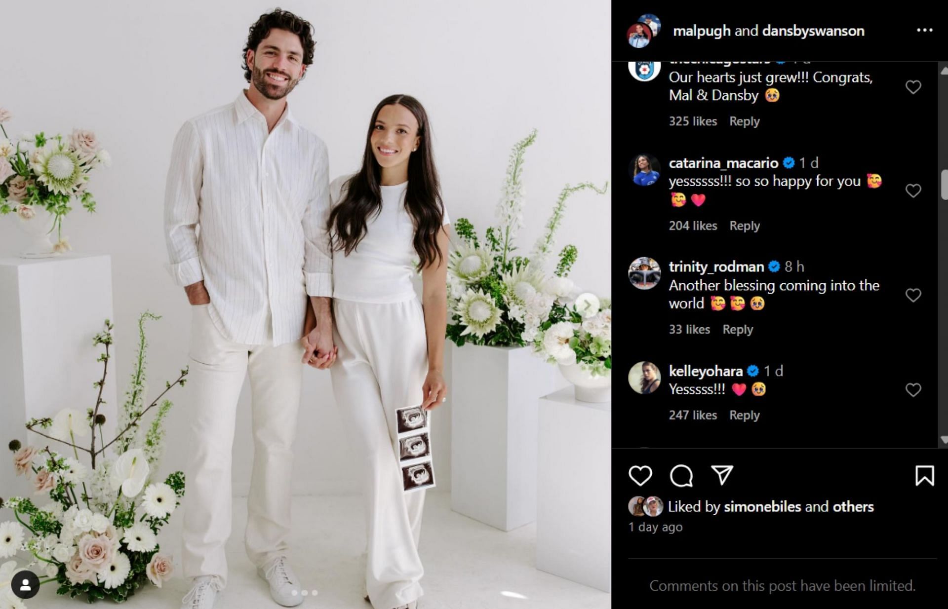 Rodman shows love to Swanson and family; Instagram - @malpugh